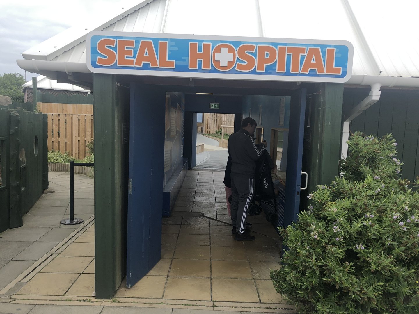 Entrance to the Seal Hospital at SEA LIFE Scarborough (September 2022)