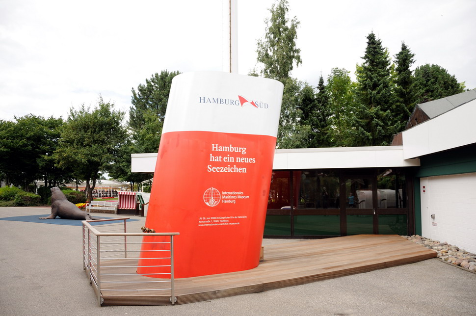 Entrance to the sealion-show at Hansa-Park Sierksdorf