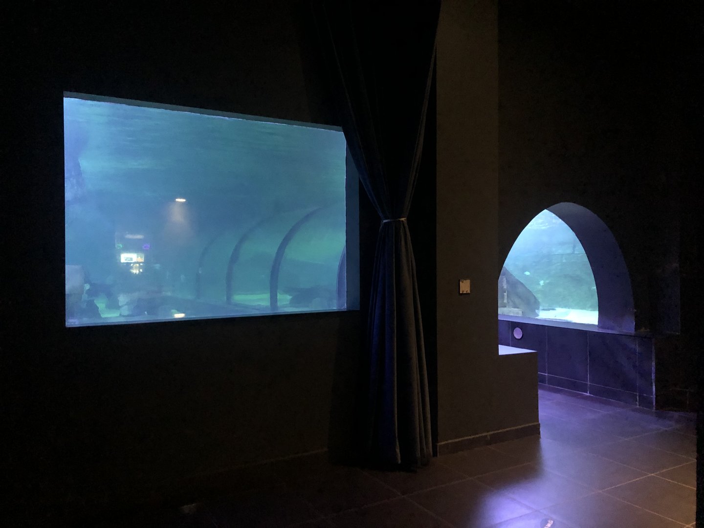 Entrance to the Tunnel Aquarium at ViaSea Aquarium