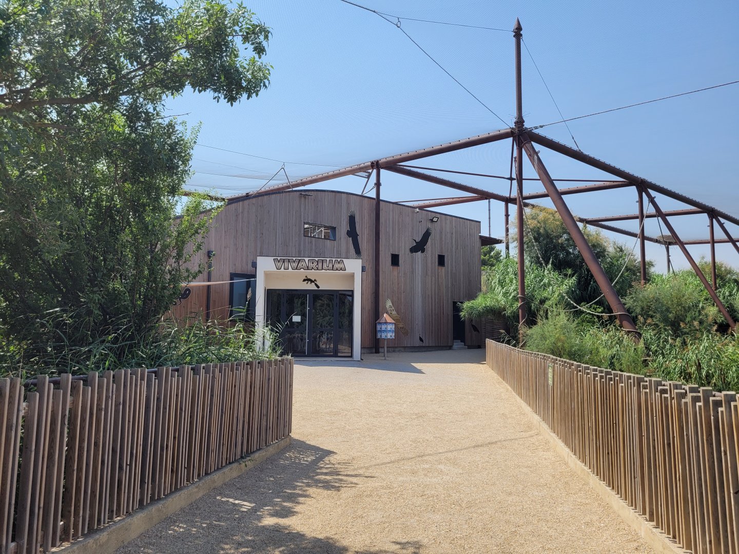 Entrance to the Vivarium -Réserve Africaine de Sigean (2022)