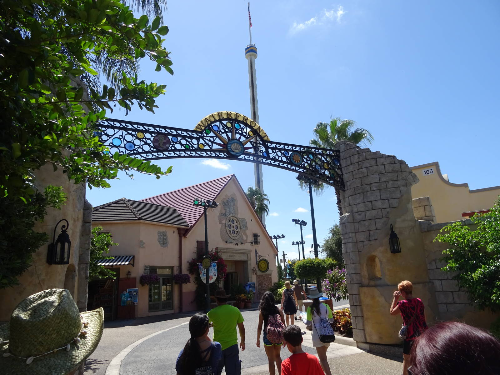 Entrance to the Waterfront at SeaWorld Orlando