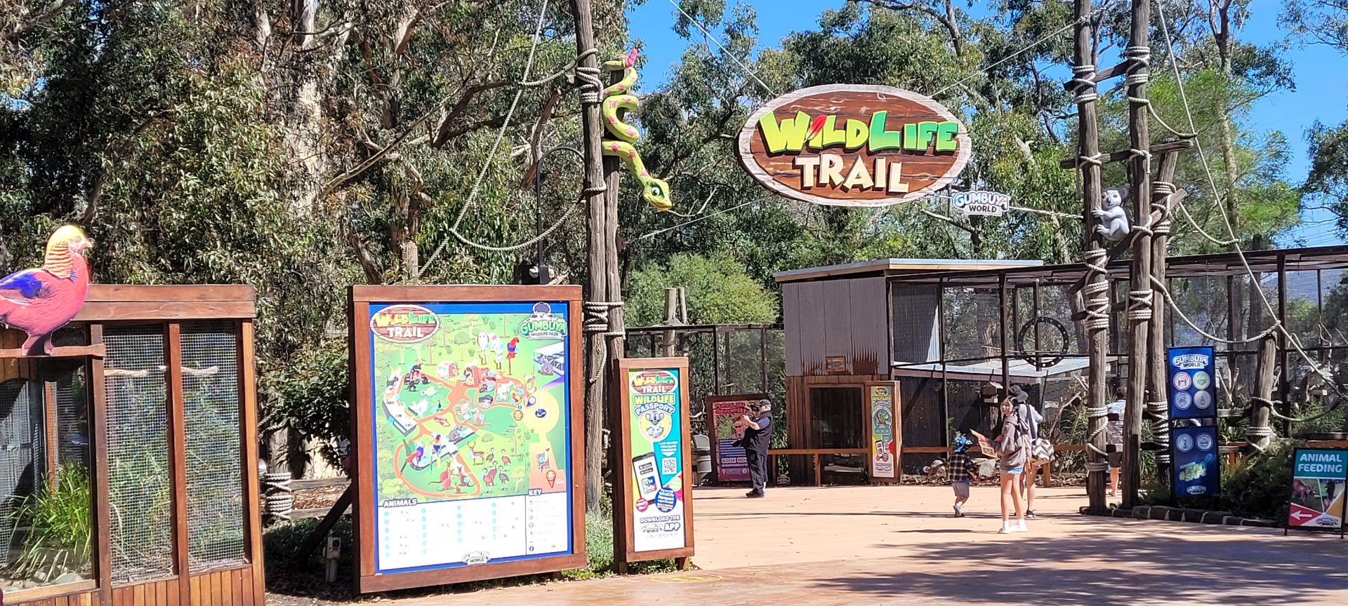 Entrance to the Wildlife trail