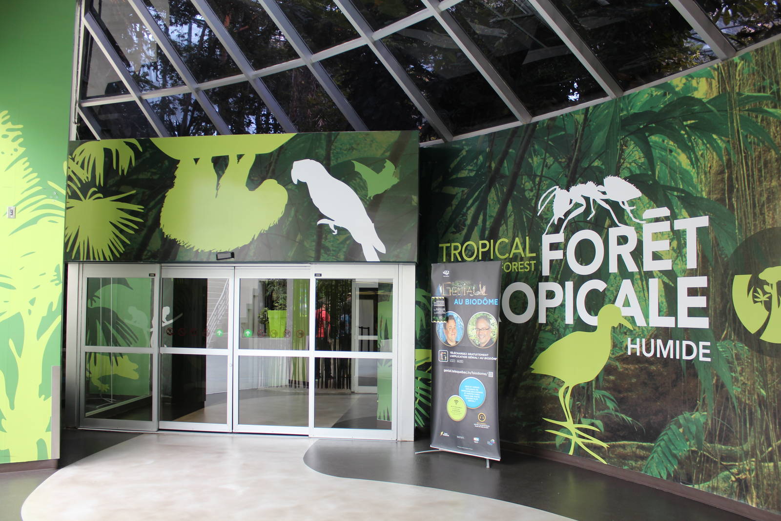 Entrance to Tropical Forest Hall - June 2016