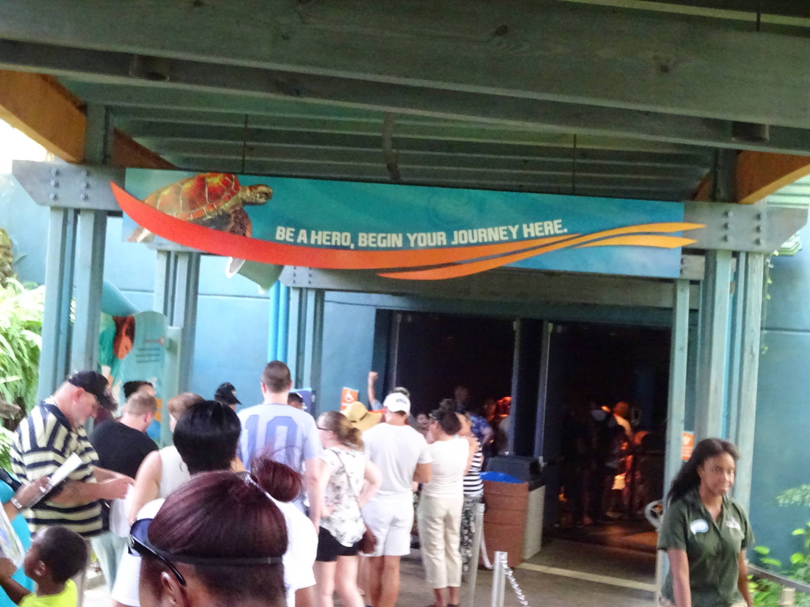 Entrance to Turtle Trek at SeaWorld Orlando
