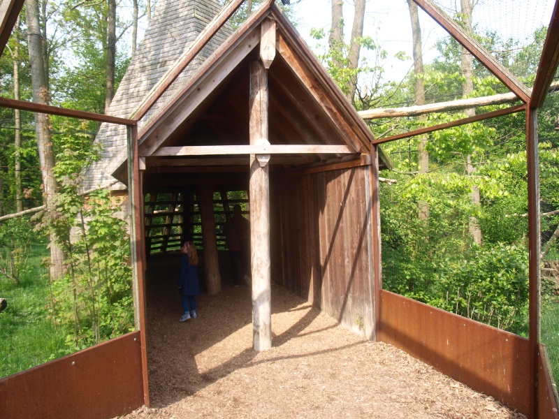 Entrance to viewing hut (May 2nd, 2015)
