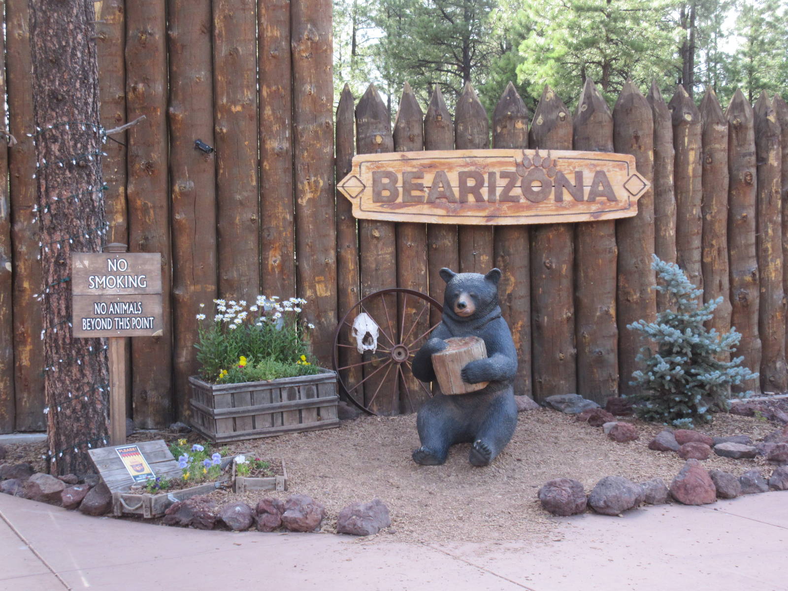 Entrance to Walk-Through Area