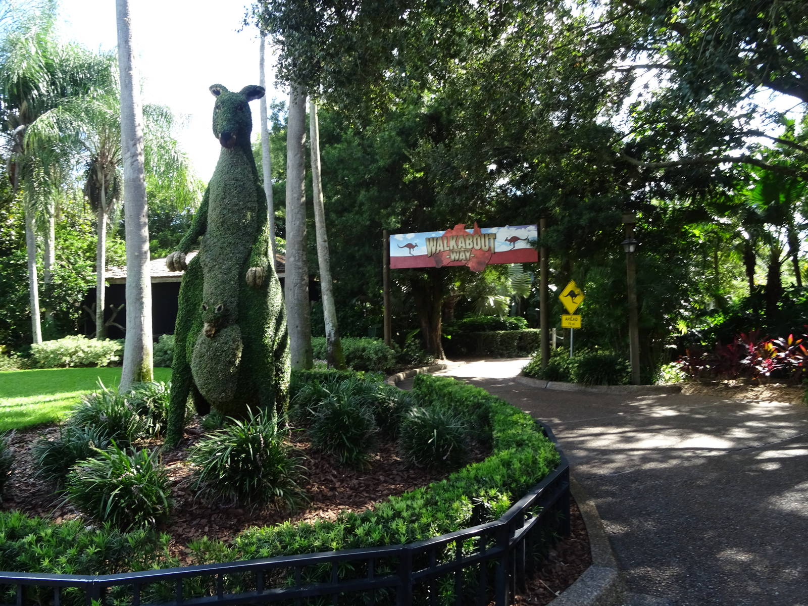 Entrance to Walkabout Way at Busch Gardens Tampa