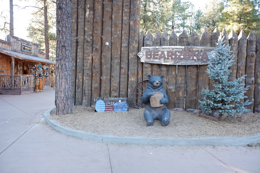 entrance to walking section