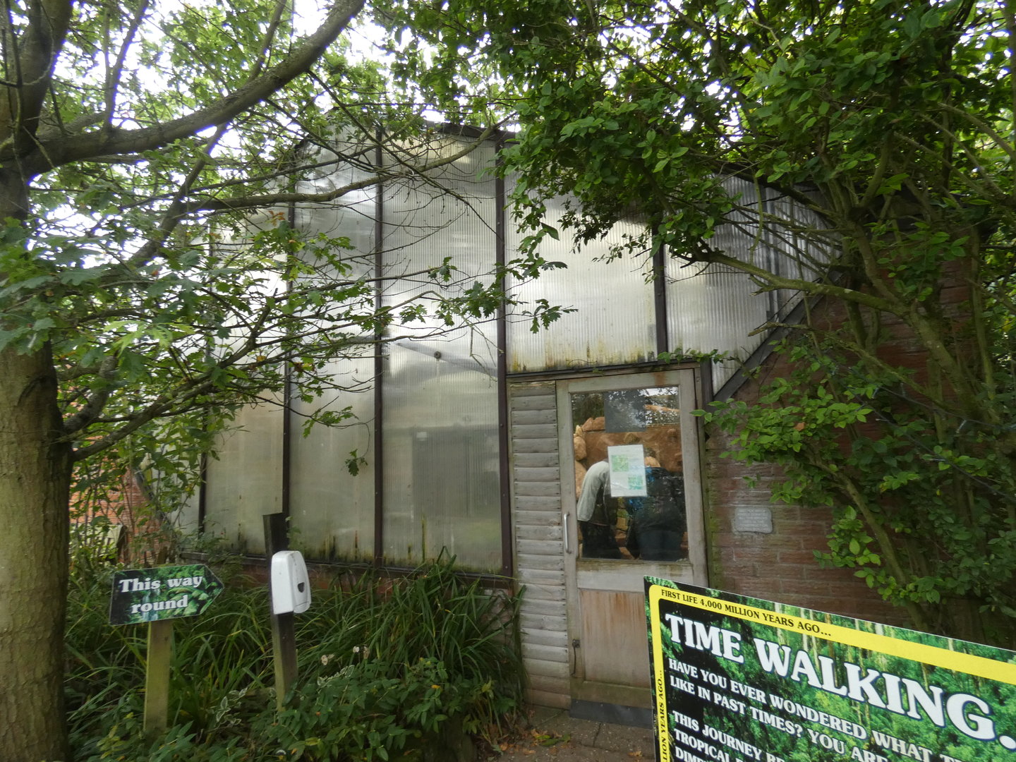 Entrance to 'Walking through Time' house
