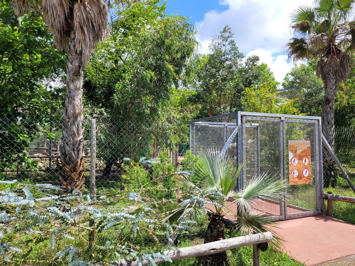 Entrance to wallaby and aviary walkthroughs -Zoo du bassin d'Arcachon (2024)