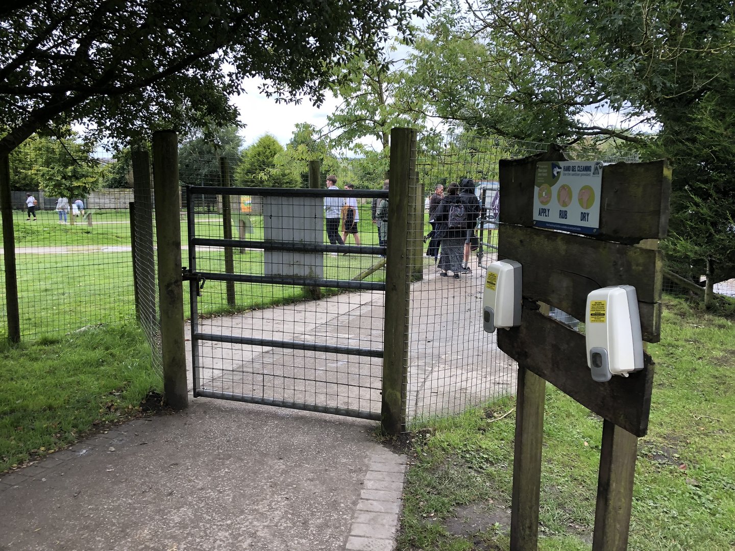 Entrance to Wallaby Walkthrough Enclosure Peak Wildlife Park (August 2023)
