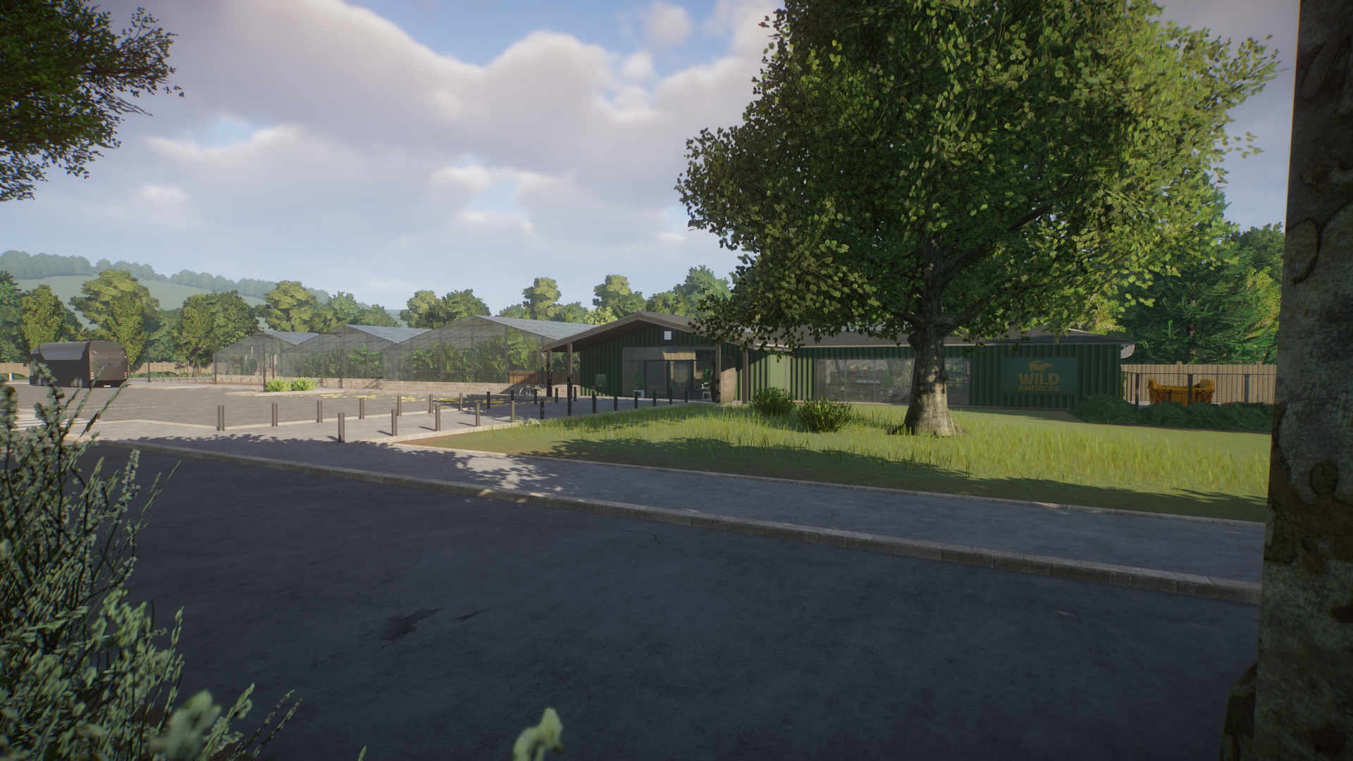 Entrance to Wild Americas (Planet Zoo)