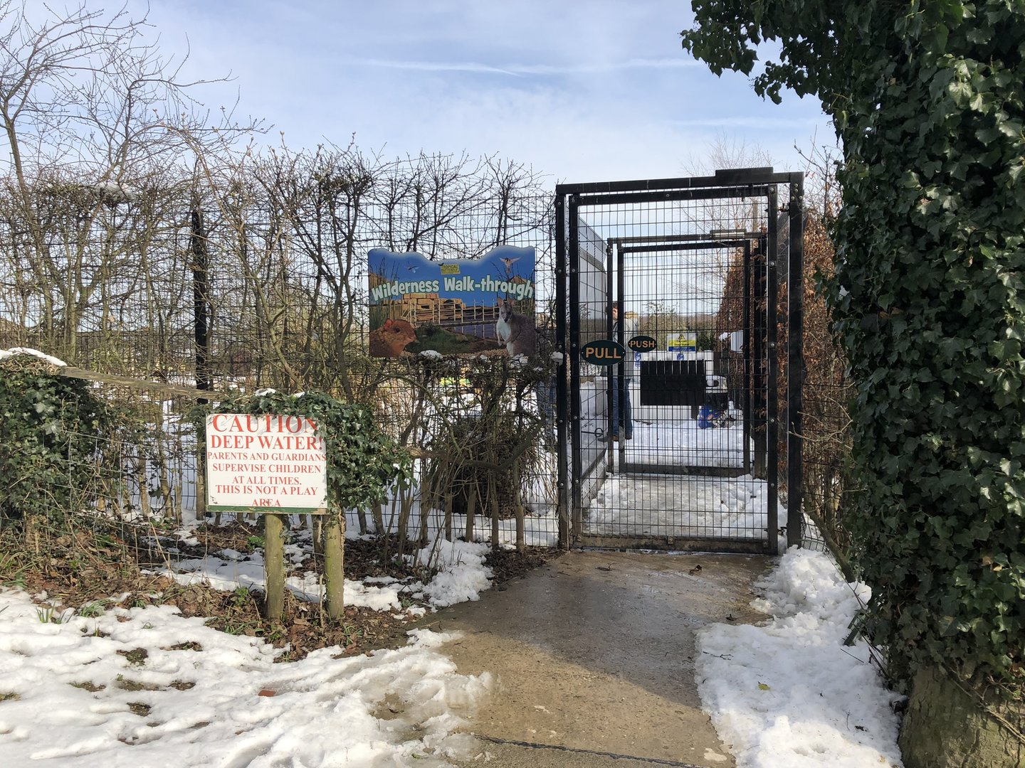 Entrance to Wilderness Walkthrough at Tropical Butterfly House (March 2023)