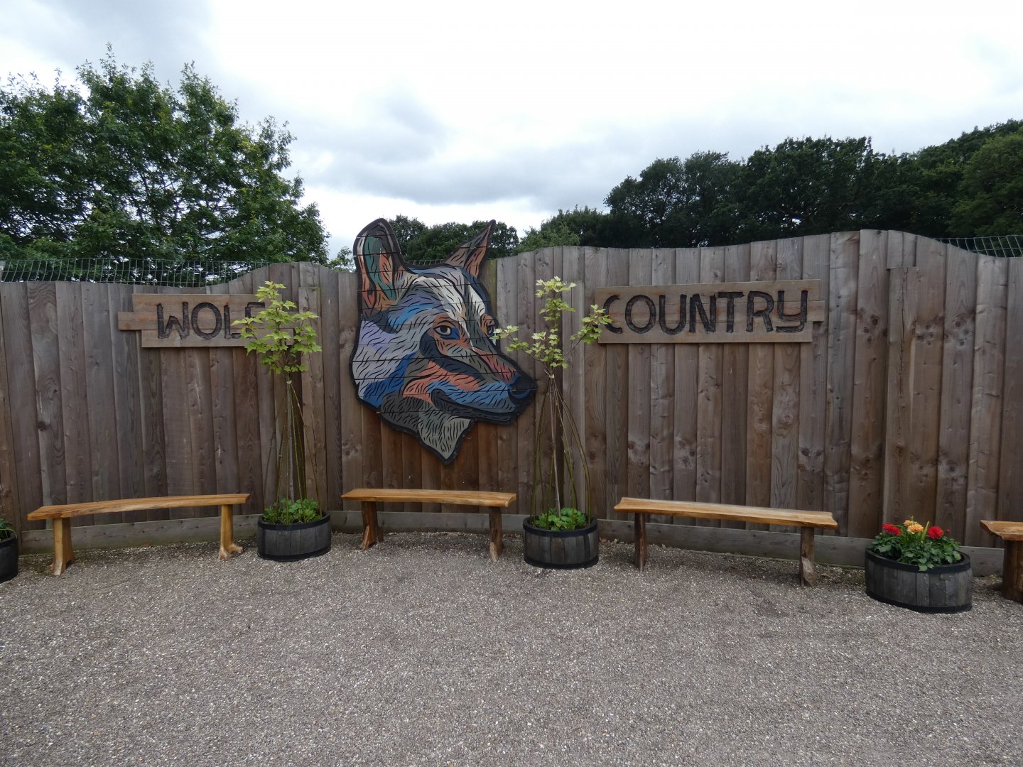 Entrance to 'Wolf Country'