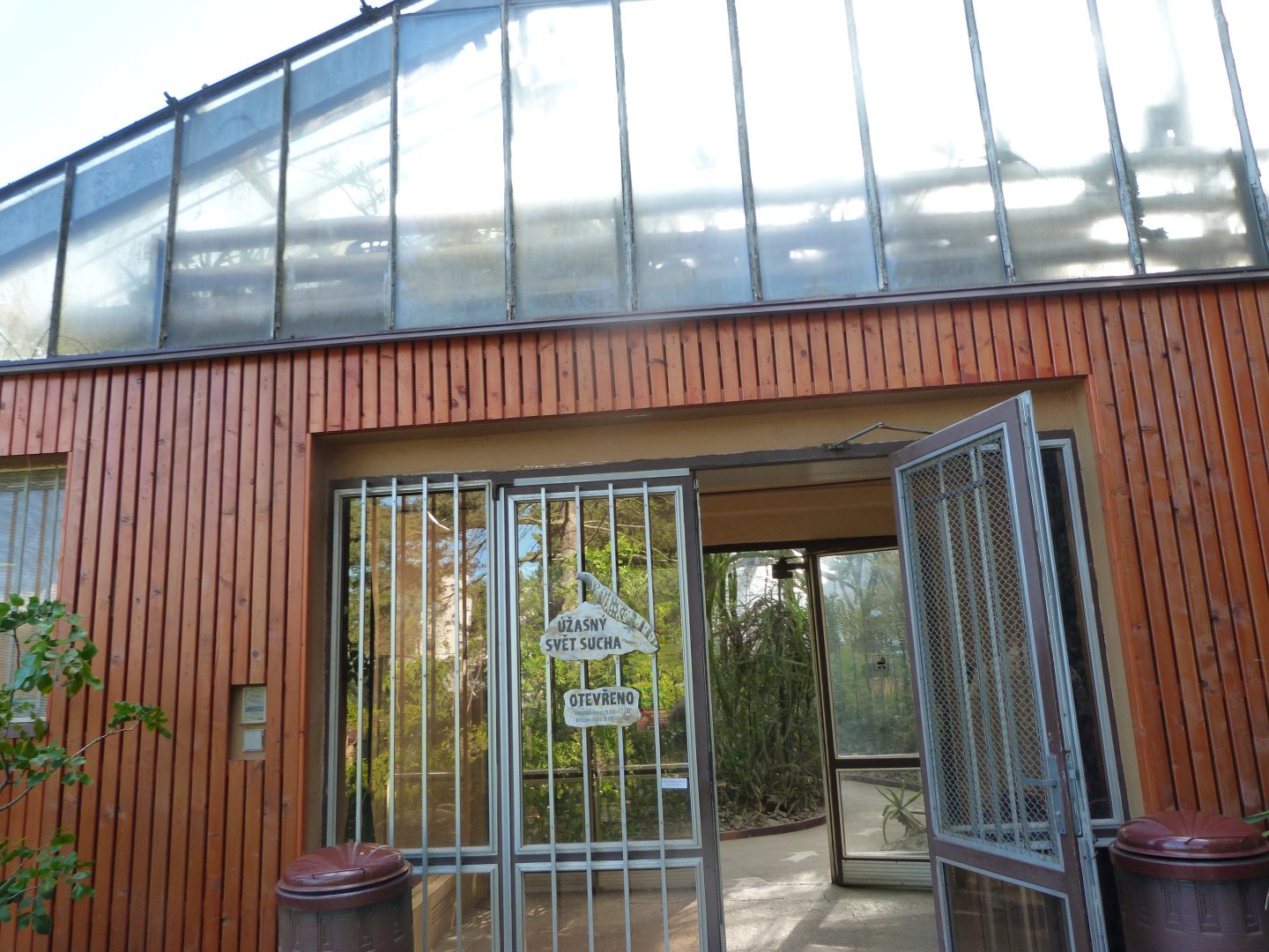 Entrance to "World of Drought" -Zoo Plzeň (2025)