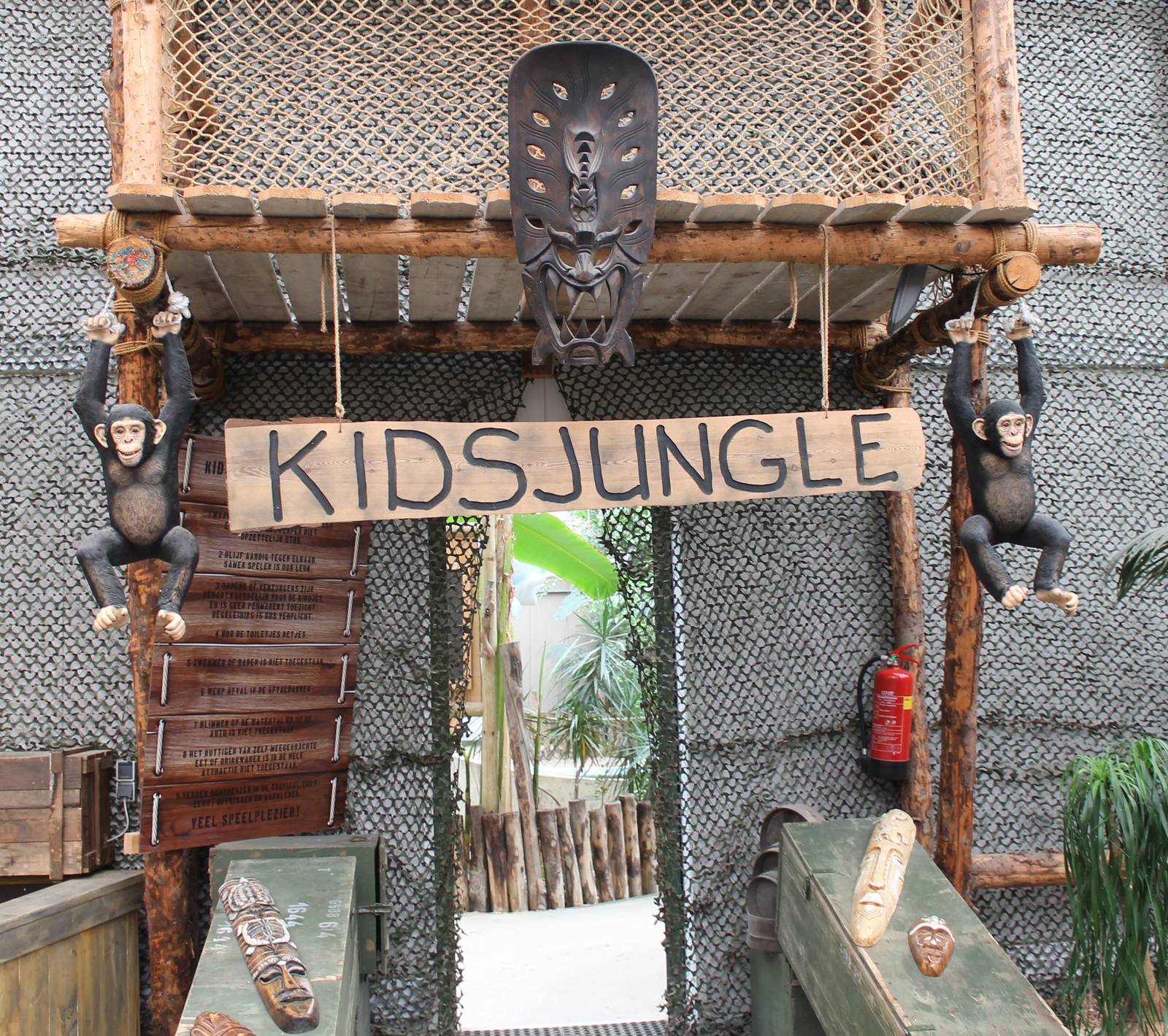 Entrance Tropical indoor playing ground