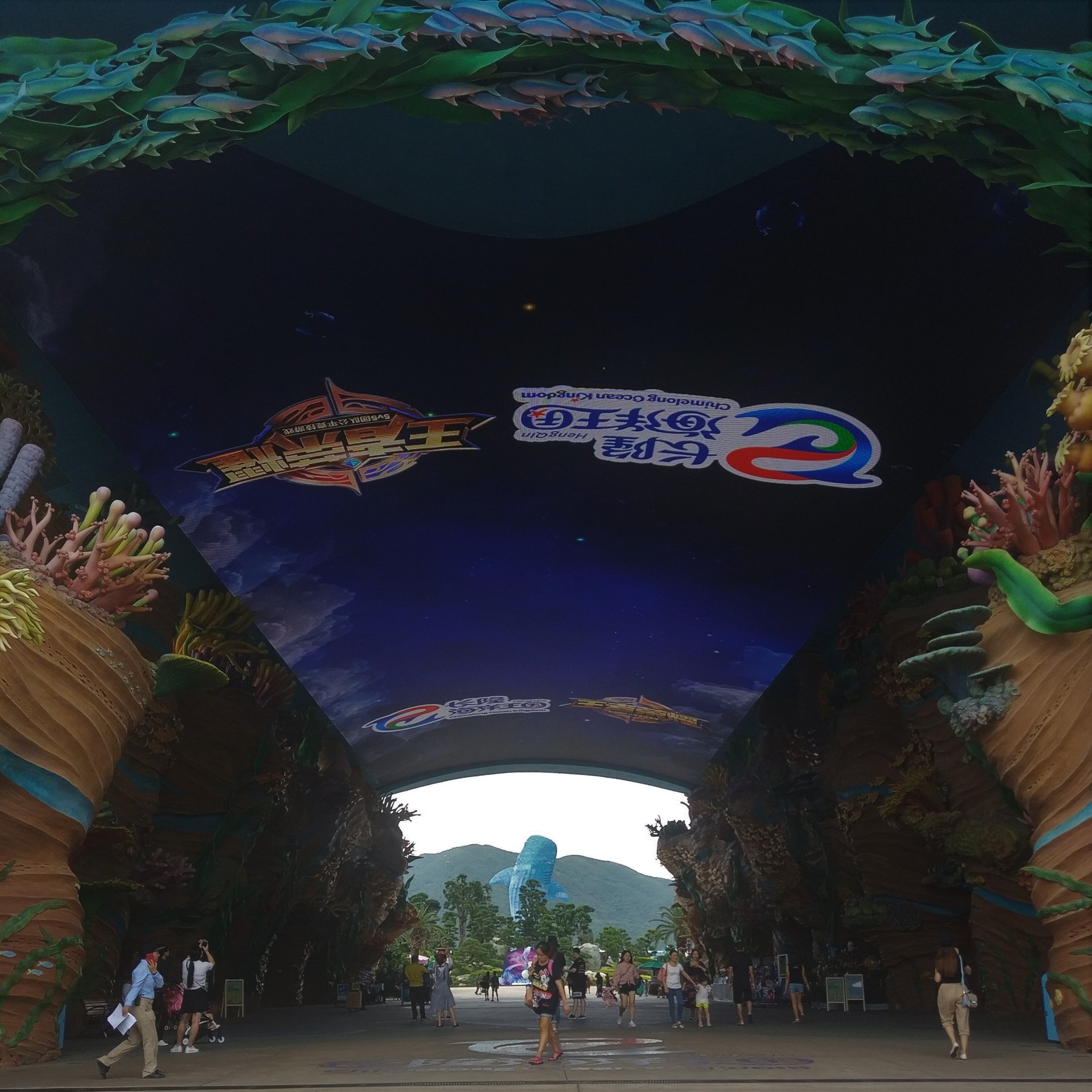 Entrance Tunnel, with Full Screen Roof
