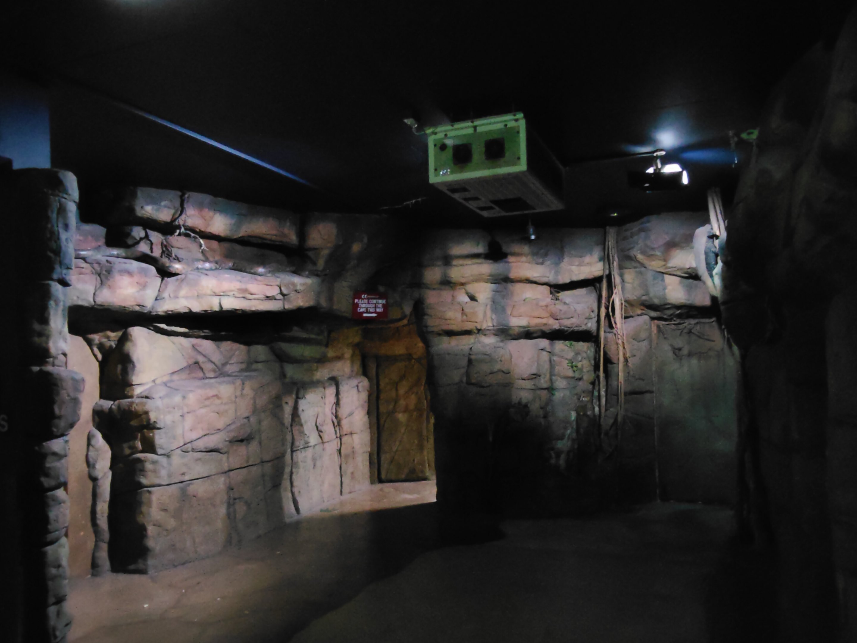 Entry area (fake cave, no animals)