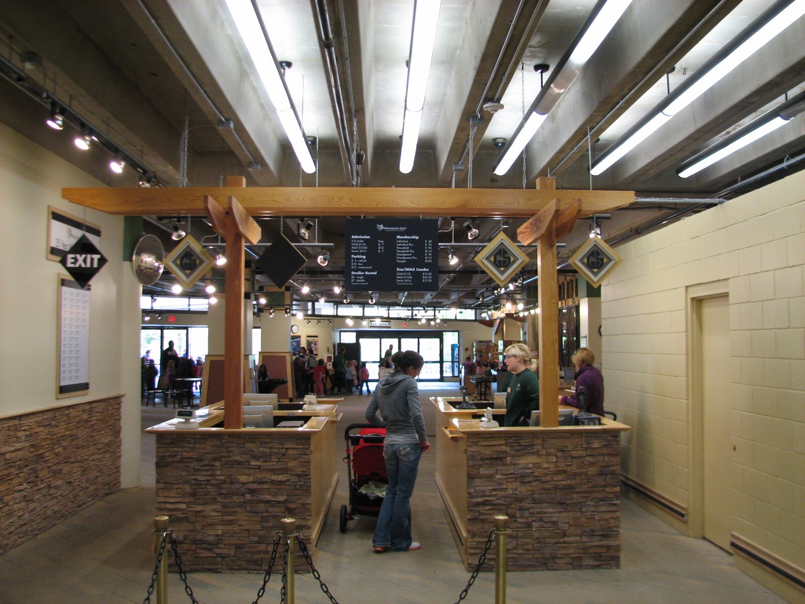 Entry Building - Admissions Counters