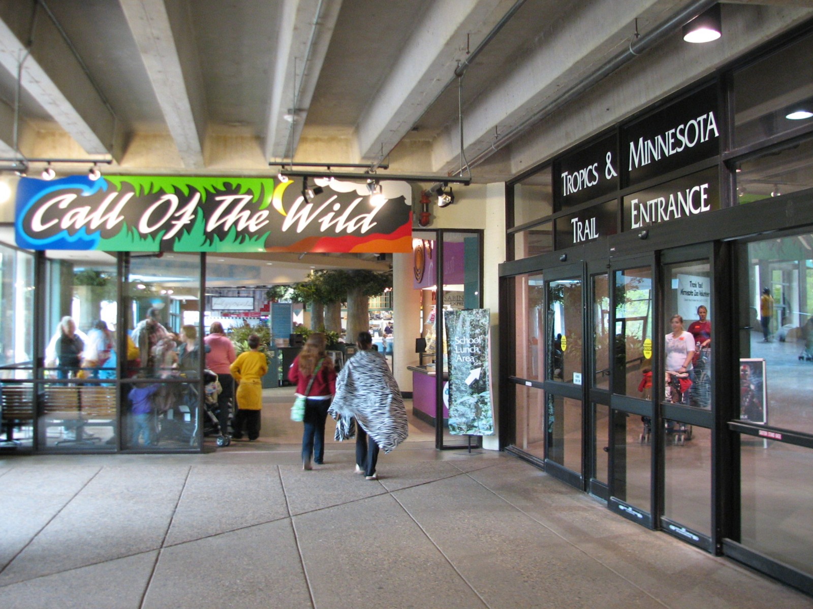 Entry Building - Food Court and Indoor Exhibit Entrances