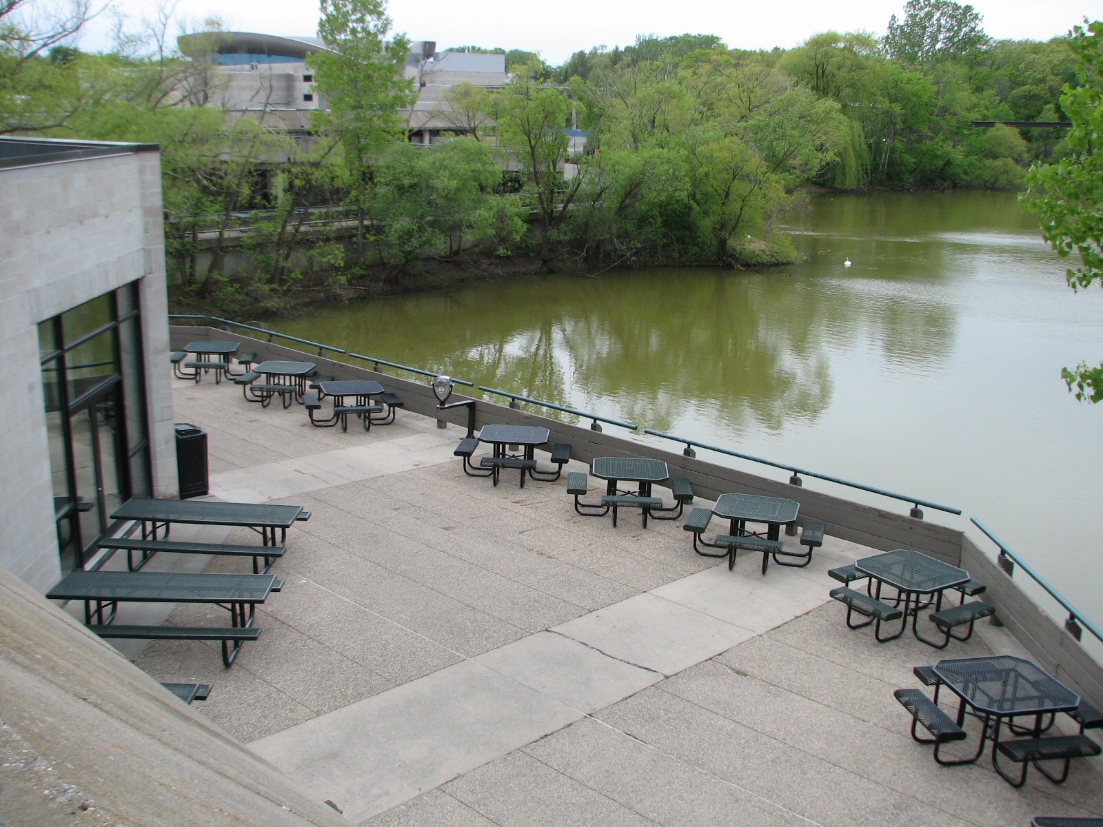 Entry Building - Terrace and Lake