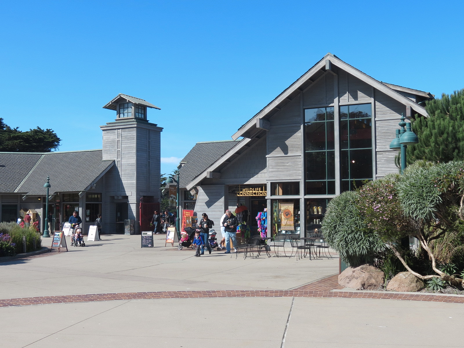 Entry Village - Wildlife Connection Shop and Services Buildings