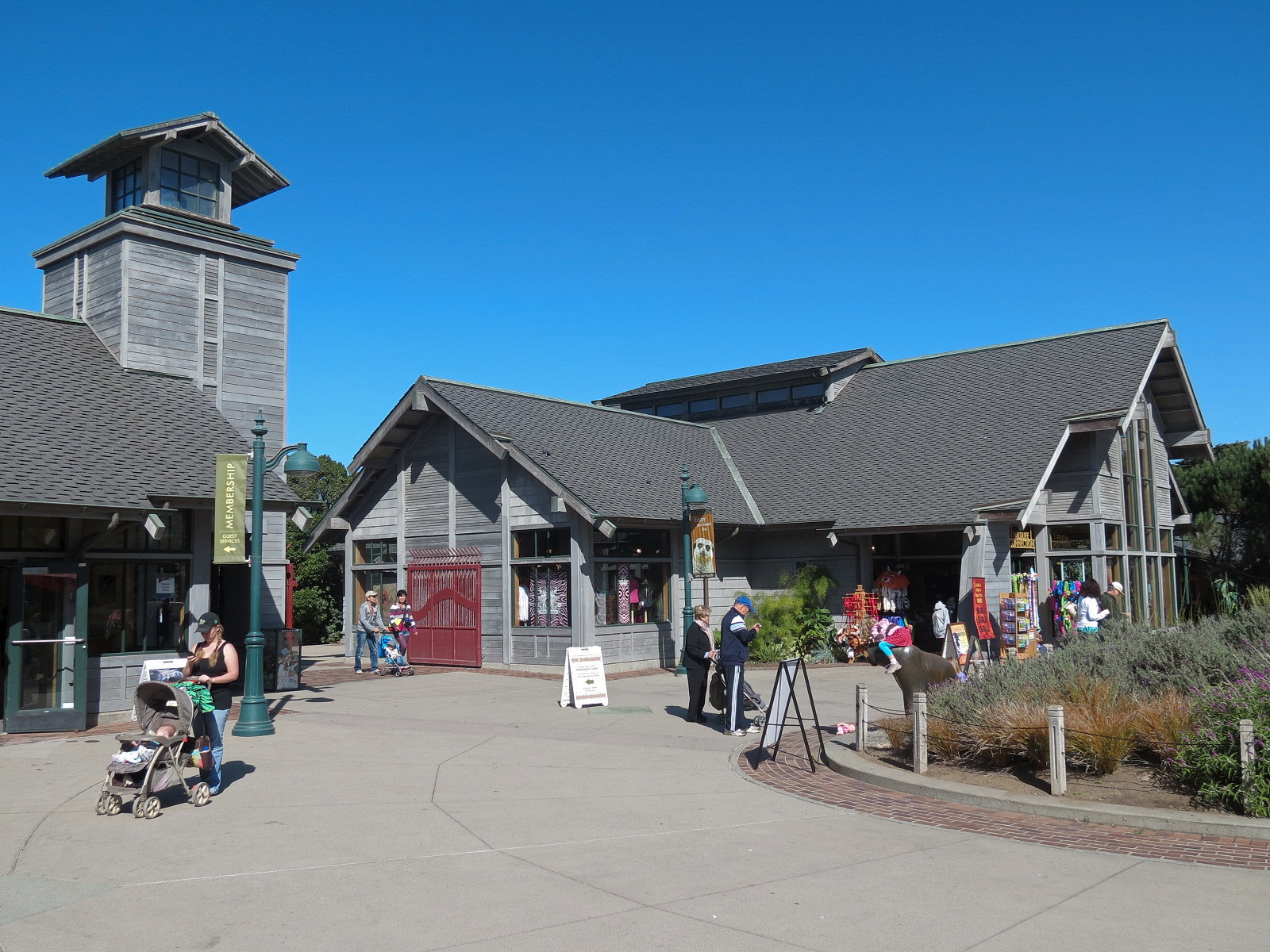 Entry Village - Wildlife Connection Shop and Services Buildings