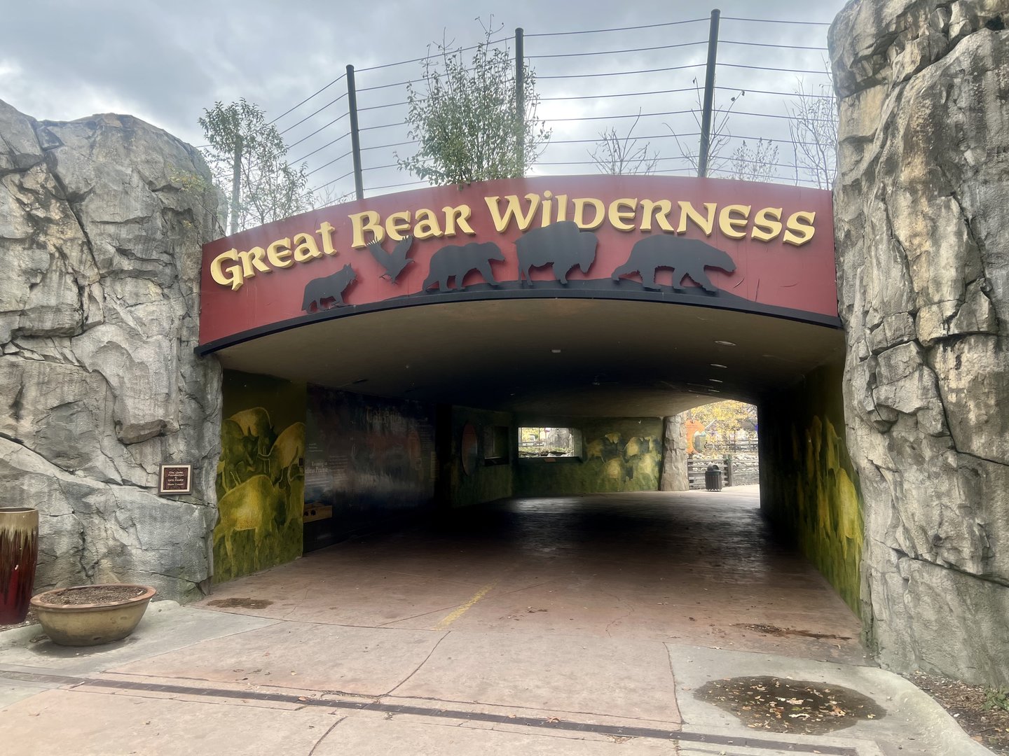 Entry Way to Exhibit Complex