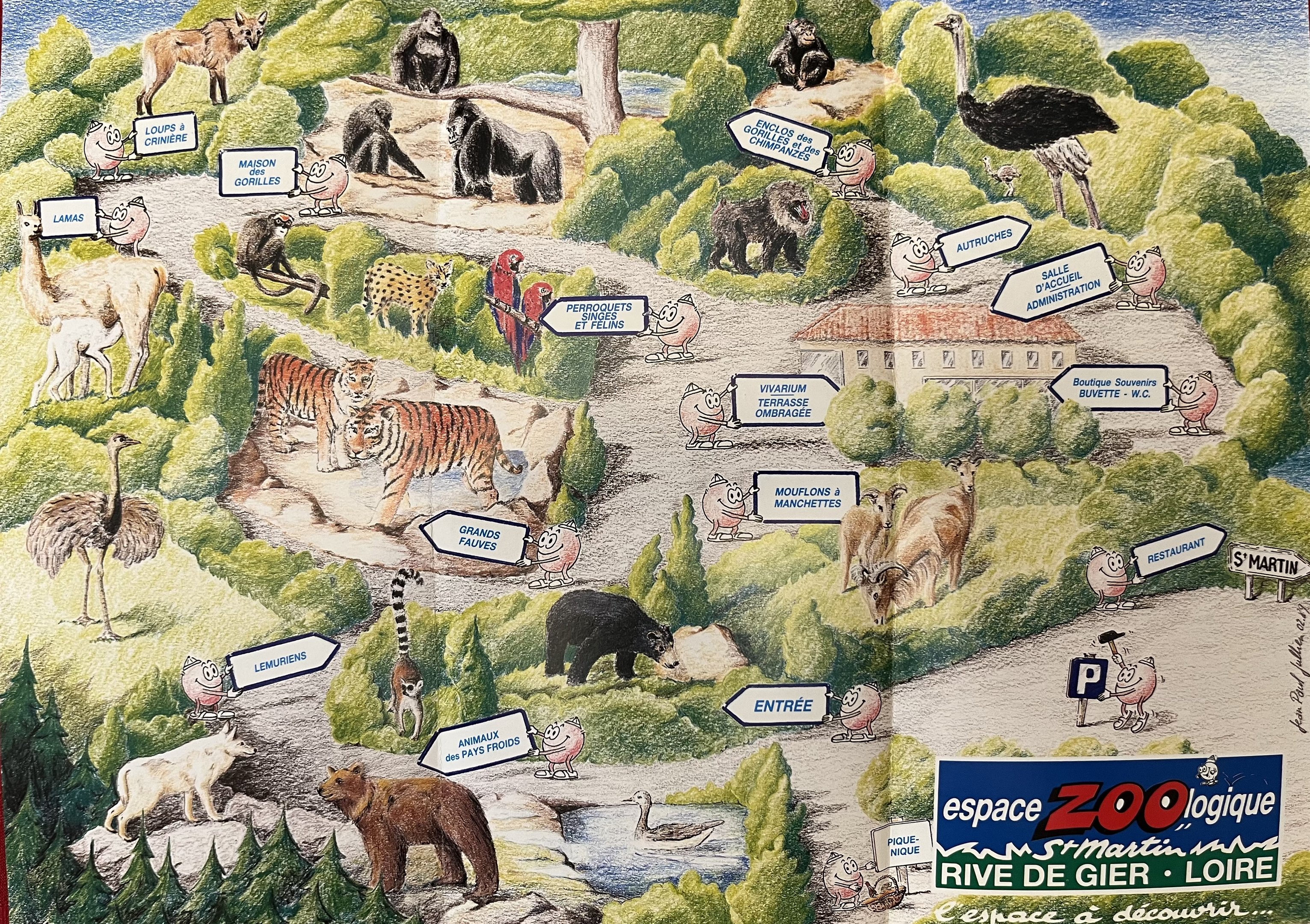 Espace Zoo Logique St. Martin Map - undated