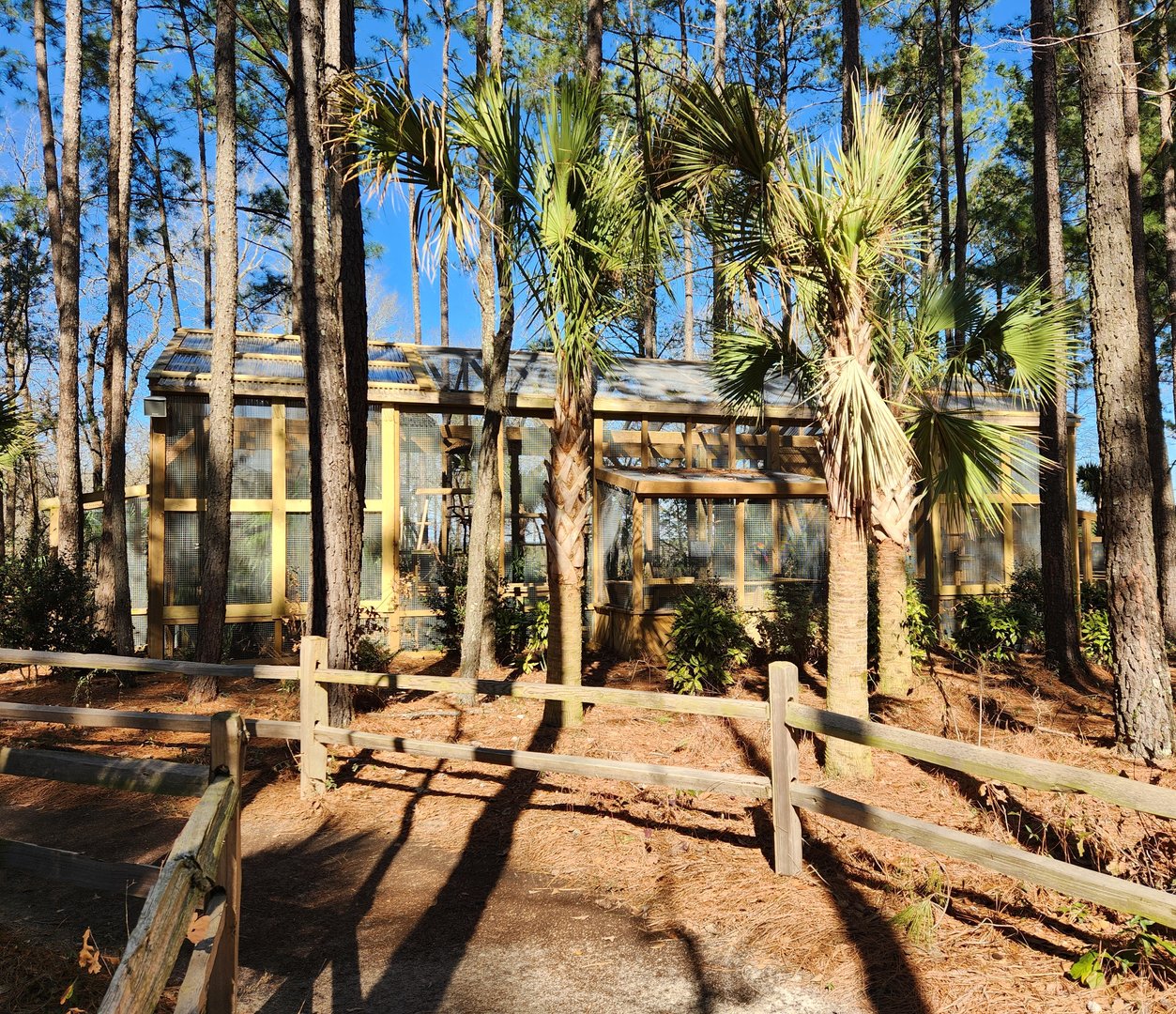 Eudora Wildlife Safari Park - Aviary from outside