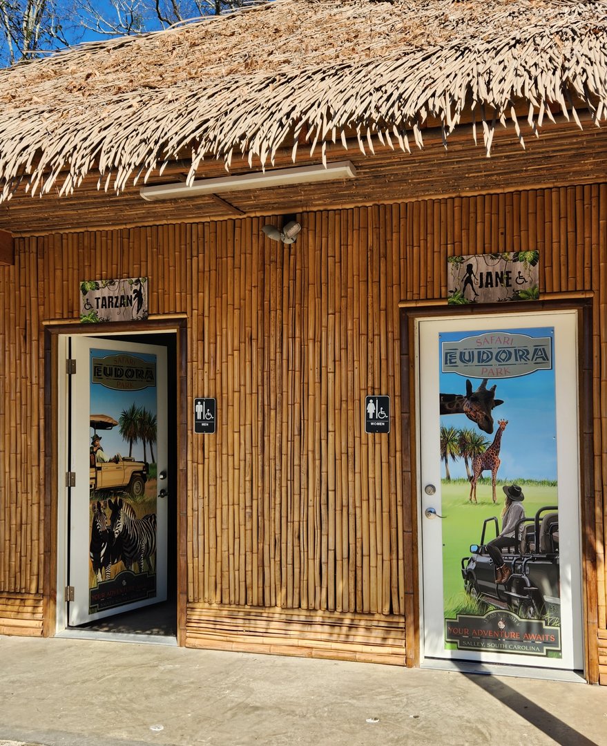 Eudora Wildlife Safari Park - "Wild" bathrooms