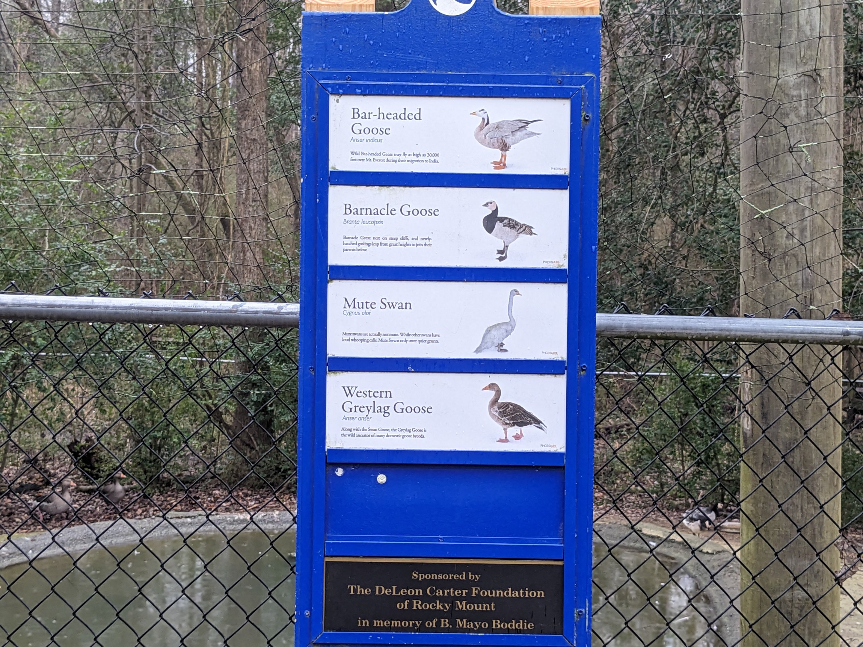 Eurasia Aviary - sign