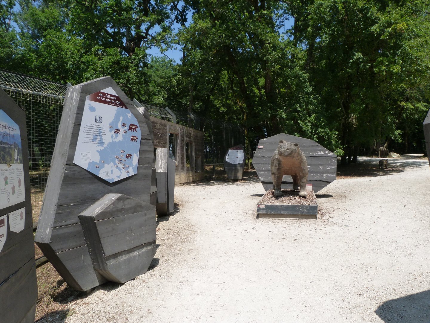 Eurasian brown bear educative displays -Zoodyssée (2025)