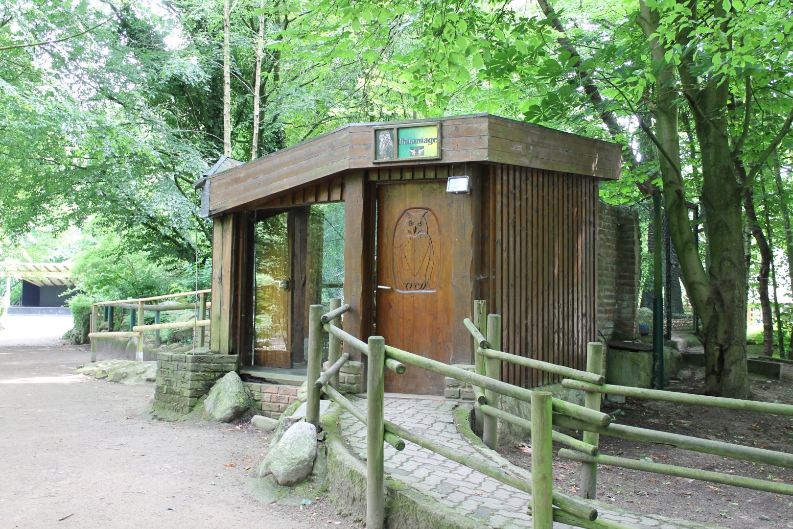 Eurasian eagle-owl Enclosure