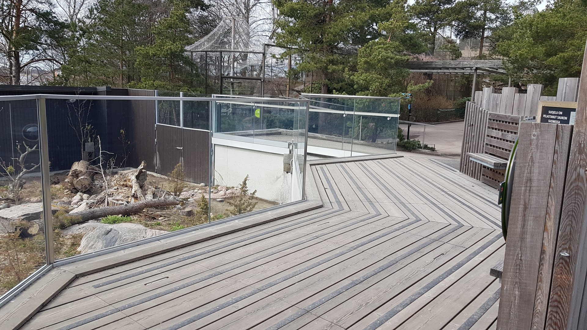 Eurasian otter exhibit