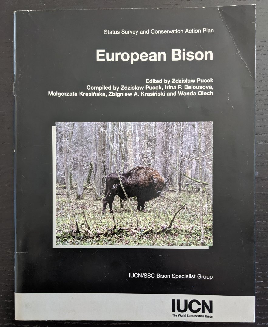 European Bison Status Survey and Conservation Action Plan