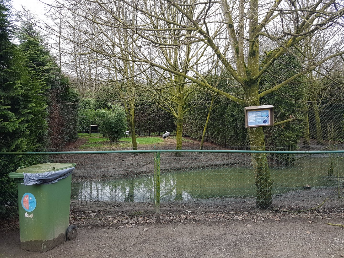 European crane-enclosure