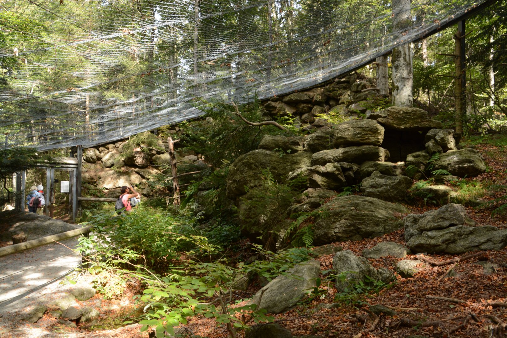 European eagle owl aviary
