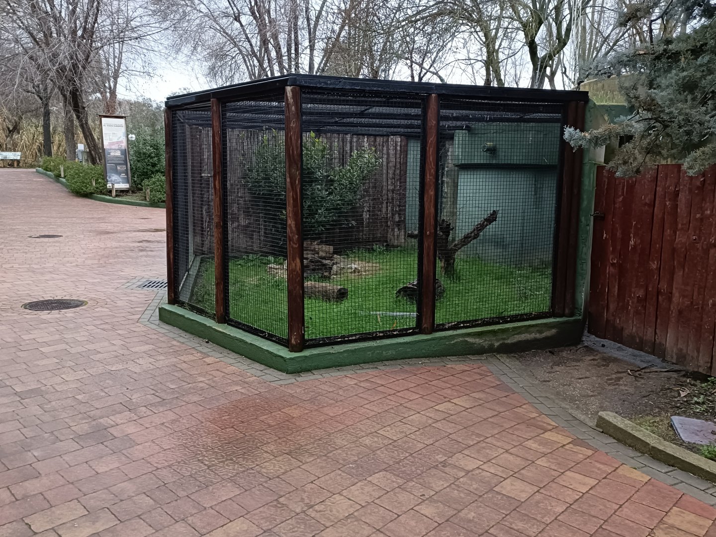 European mink enclosure