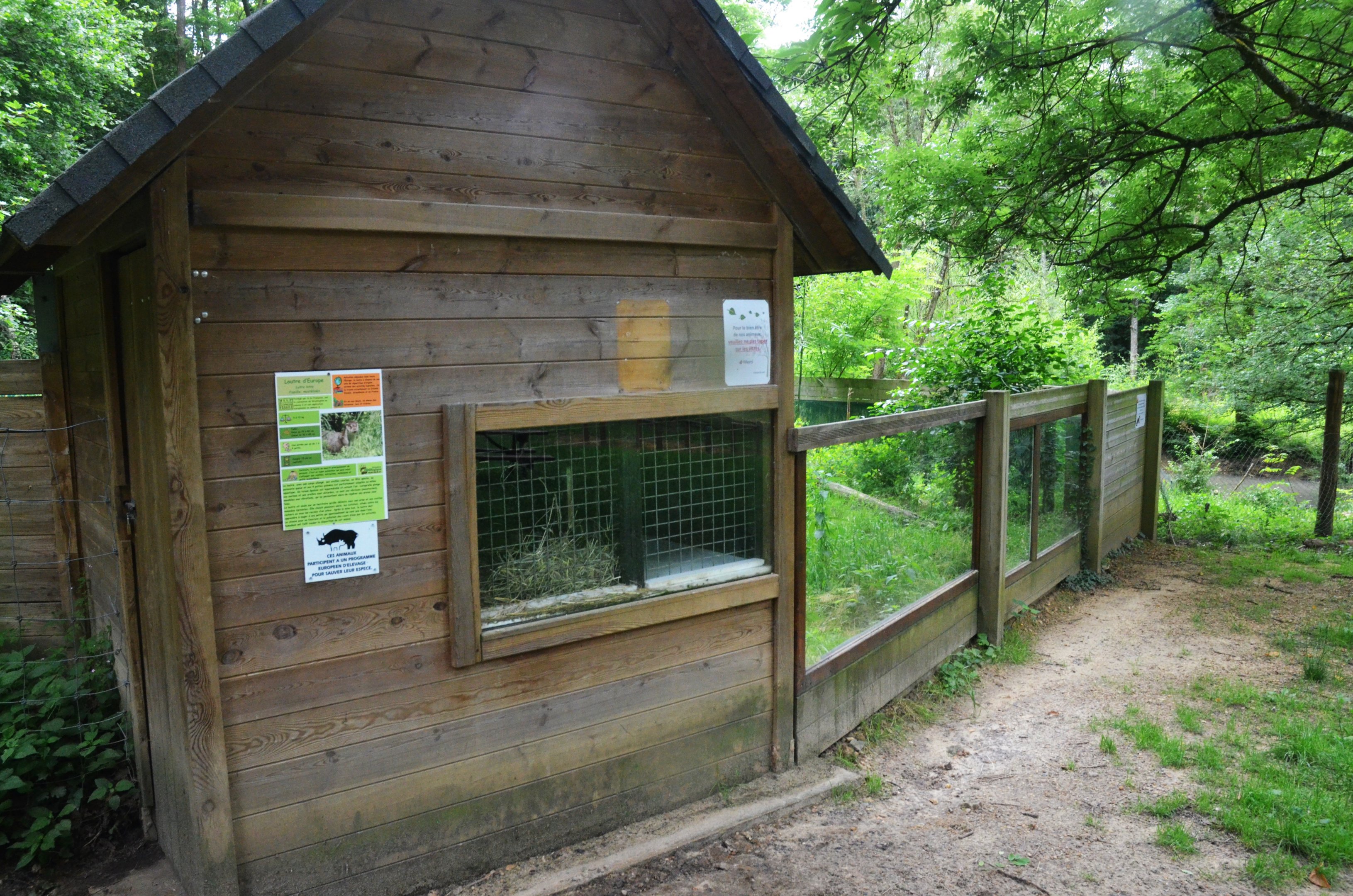European Otter Enclosure at Pescheray, 13/06/18