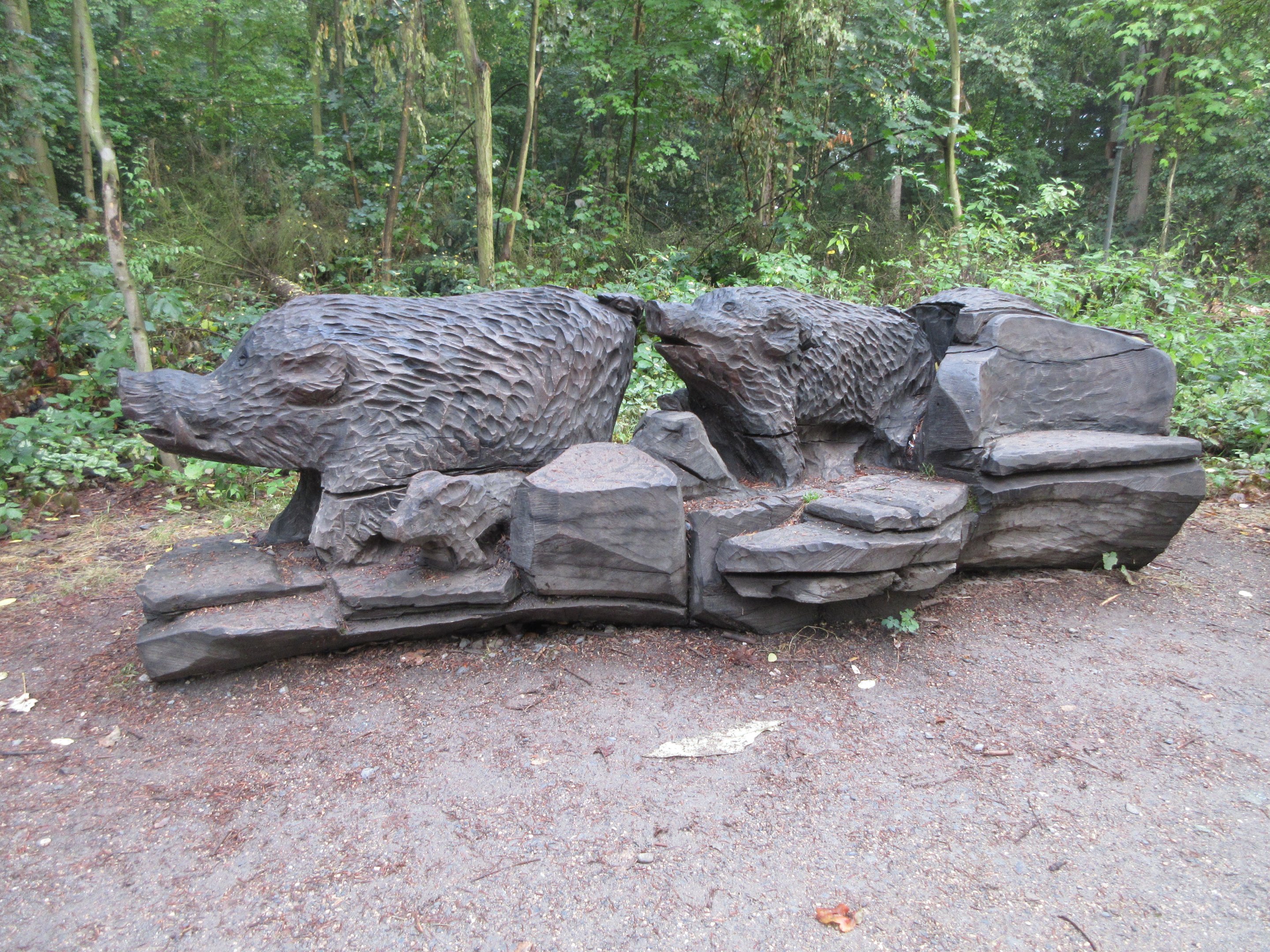 European Wild Boar Carving