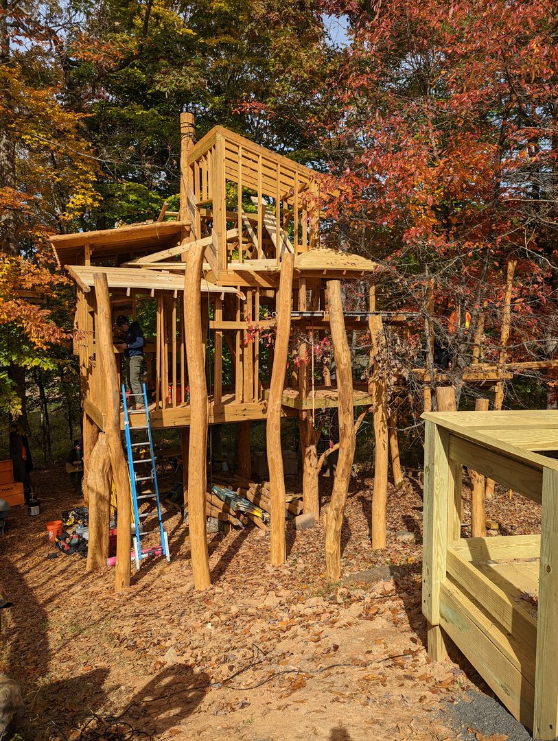 Even more tree house construction