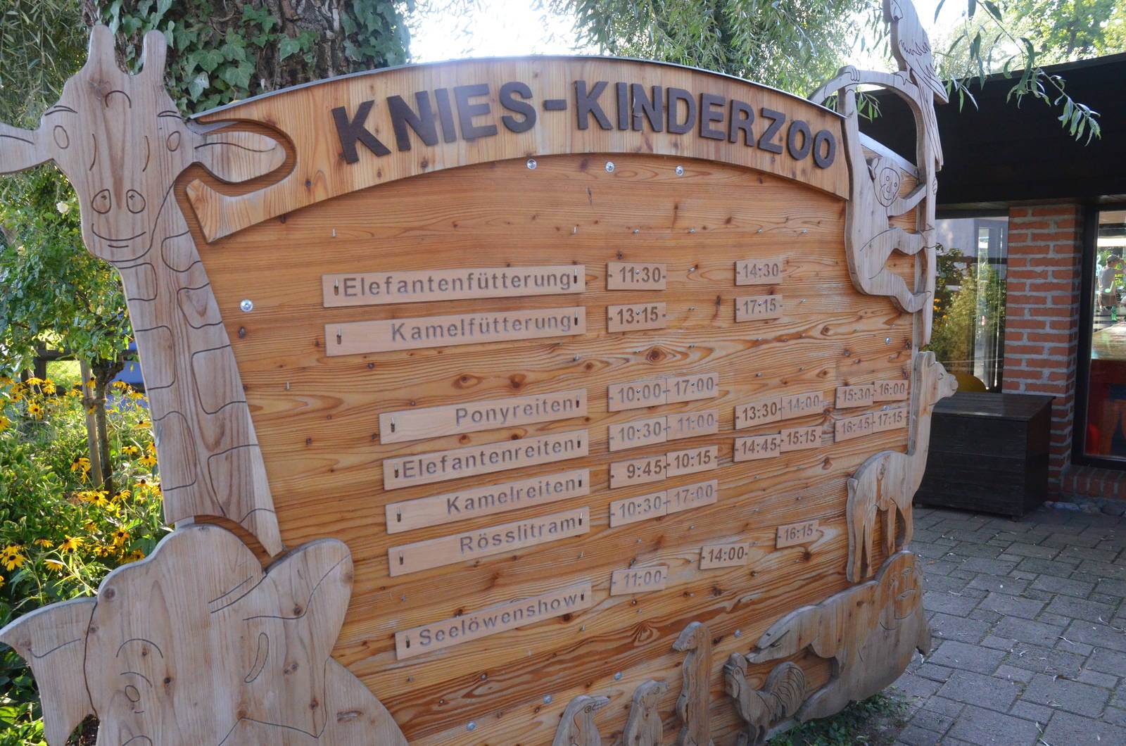 Events Signage at Knie Kinderzoo, 11/09/16