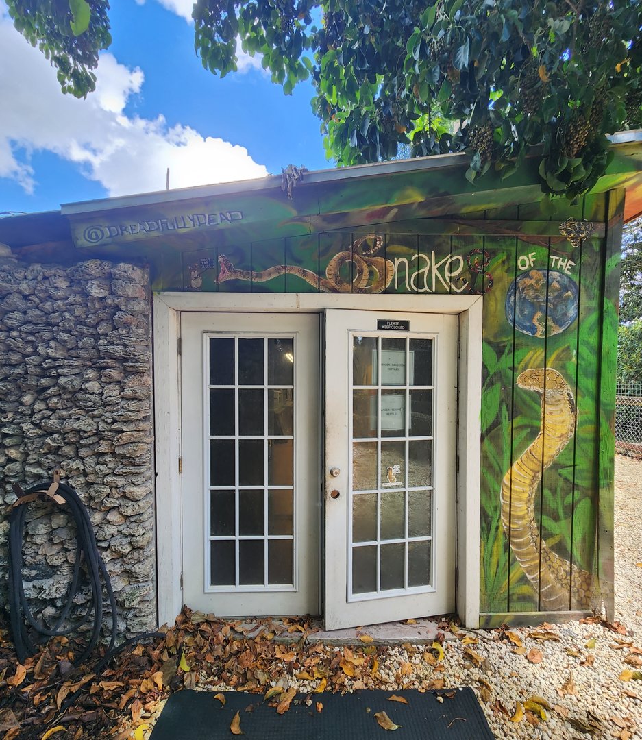 Everglades Outpost - Entrance to reptile room