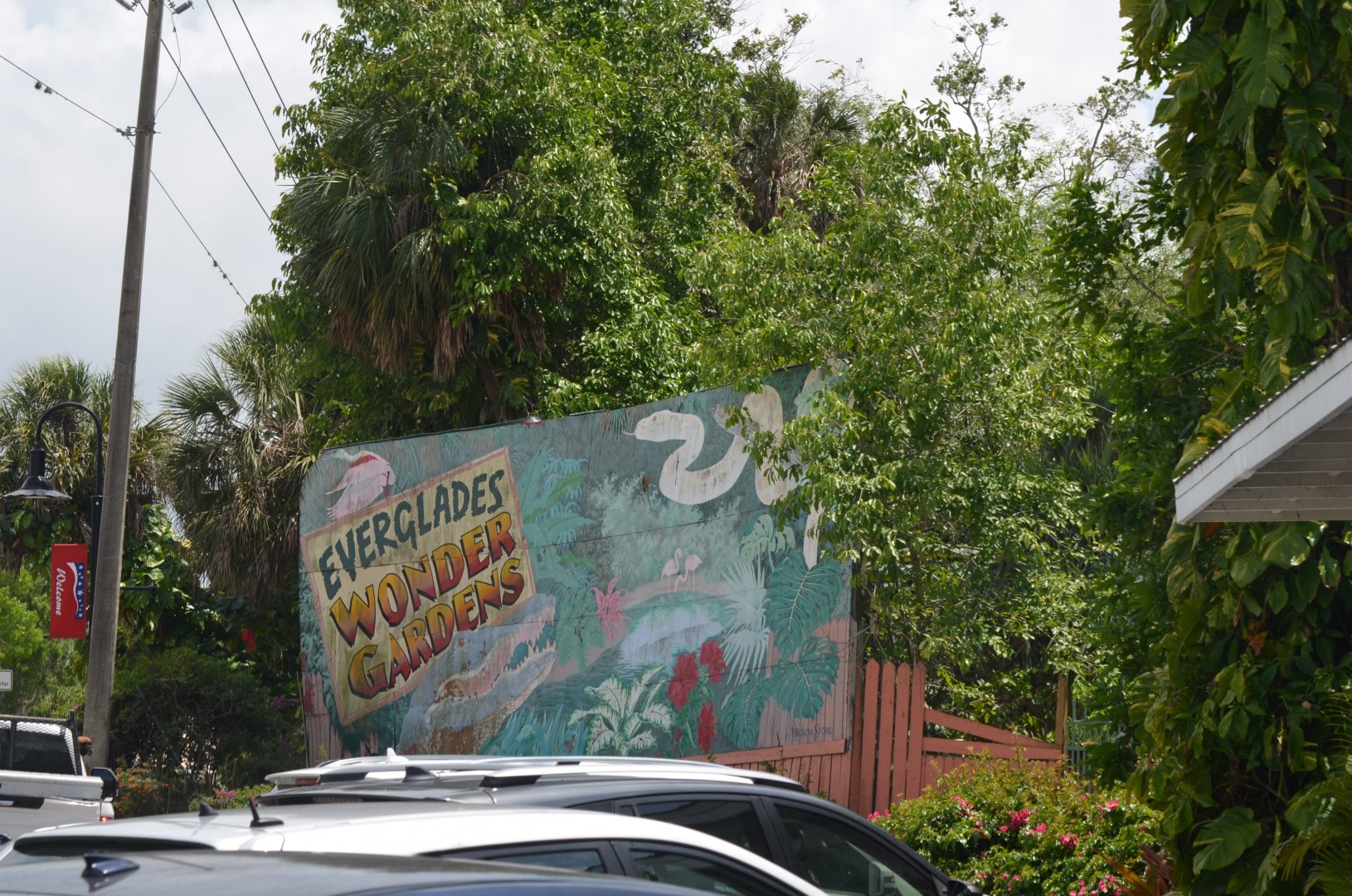 Everglades Wonder Gardens - Sign