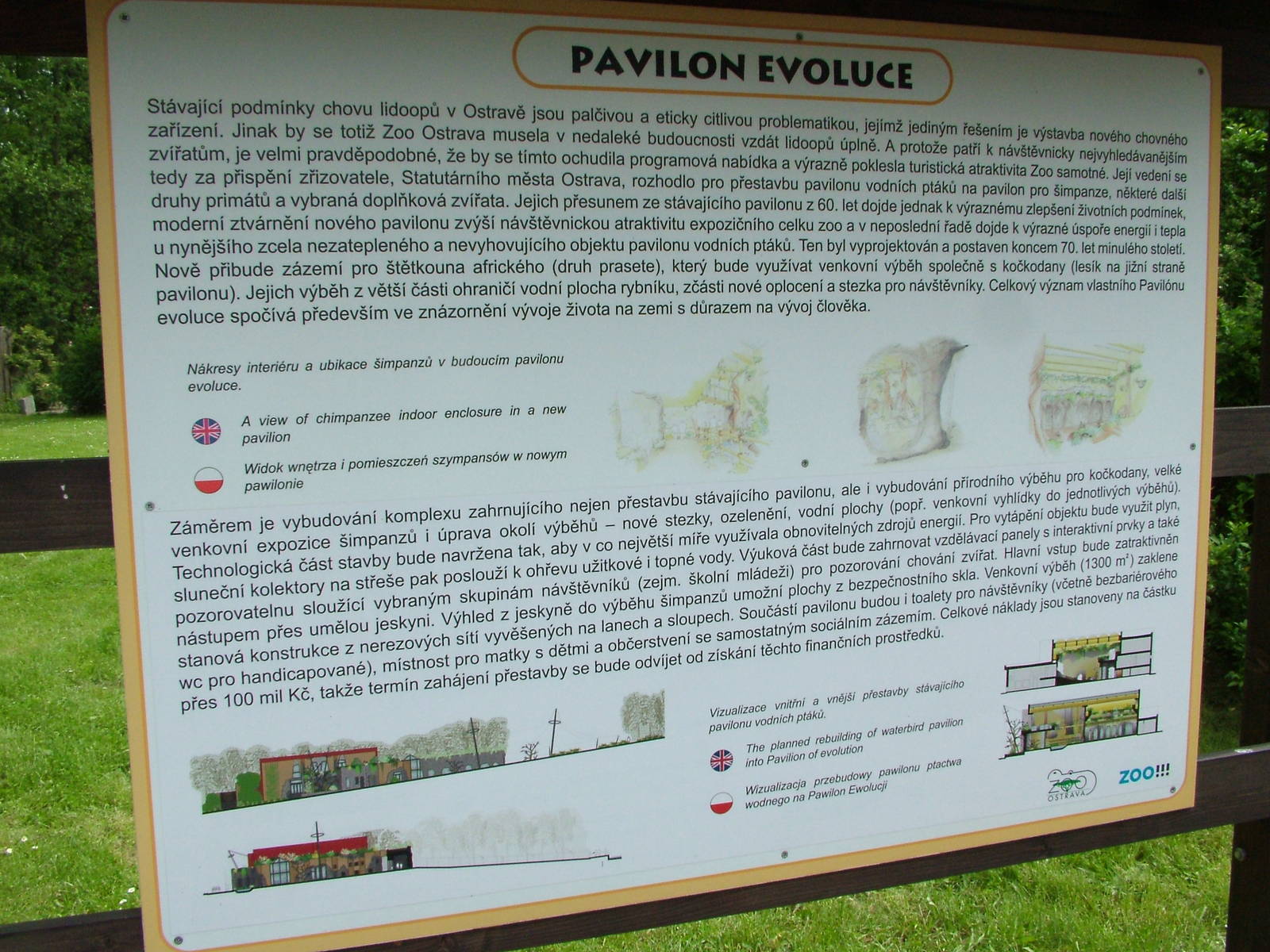 Evolution pavilion plans at Ostrava, 29/05/10