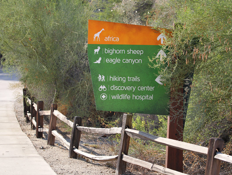 example of new directional signs