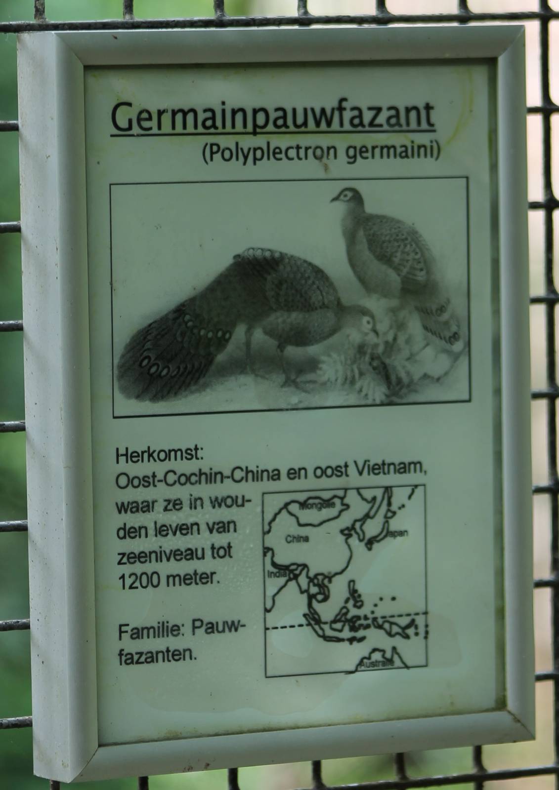 Example of sign at de Rooie Hoeve