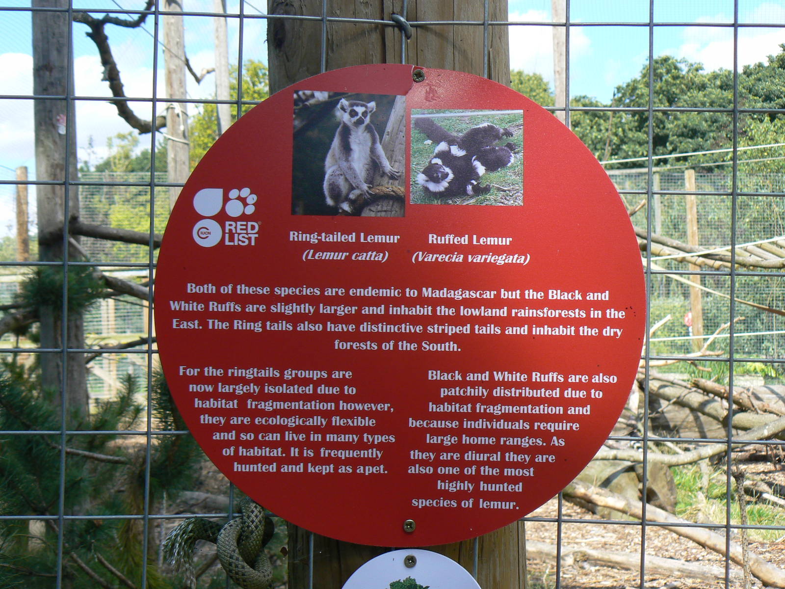Example of Signage - 6 August 2016, Kirkley Hall Zoological Gardens