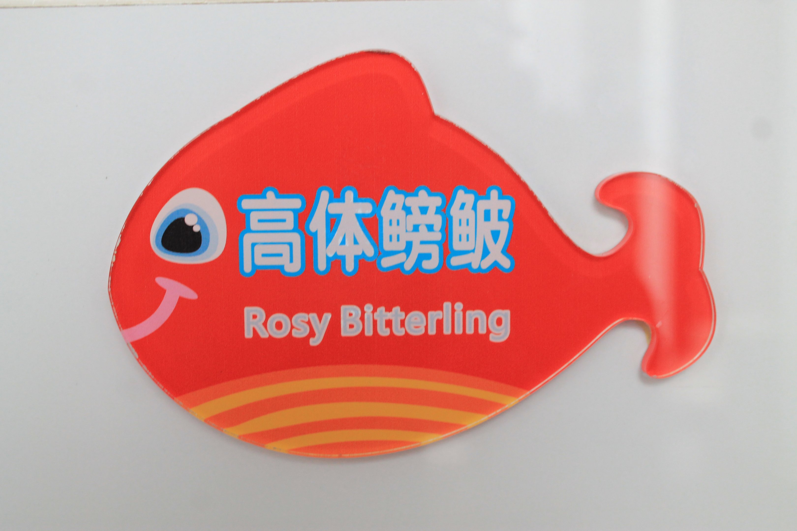 example of signage in the aquarium